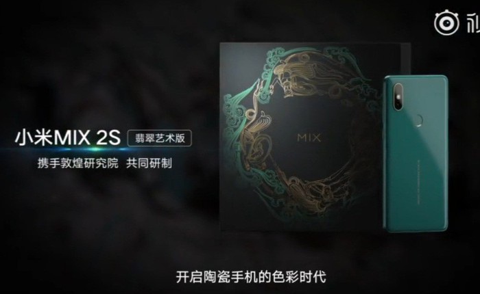 Xiaomi ra mắt Mi MIX 2S phiên bản xanh ngọc lục bảo (Emerald Green)