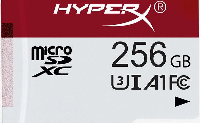 Kingston ra mắt dòng thẻ nhớ microSD HyperX Gaming, chuyên dành cho game thủ