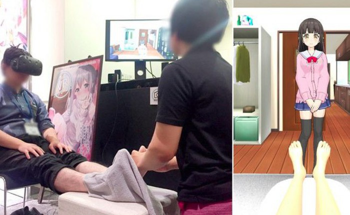 Công ty Nhật cung cấp dịch vụ mát-xa chân thực tế ảo, nhưng người thực hiện lại là đàn ông