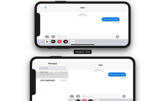 iPhone X Plus sẽ có giao diện ở chế độ landscape tương tự như iPad