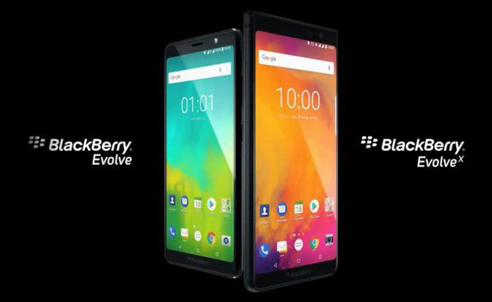 BlackBerry ra mắt bộ đôi smartphone Evolve và Evolve X, không bàn phím vật lý, màn hình 18:9, pin khủng, giá từ 365 USD