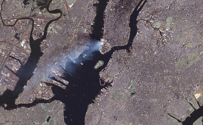 Những hình ảnh từ vệ tinh NASA về cuộc tấn công 11/9