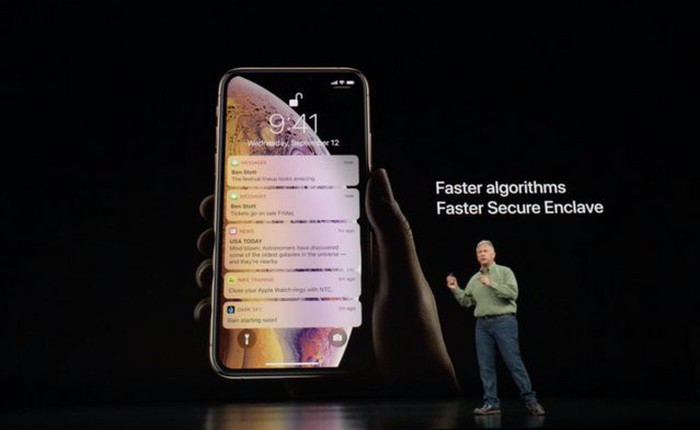 Apple khẳng định mở khóa bằng Face ID trên iPhone Xs & iPhone Xs Max sẽ nhanh hơn iPhone X