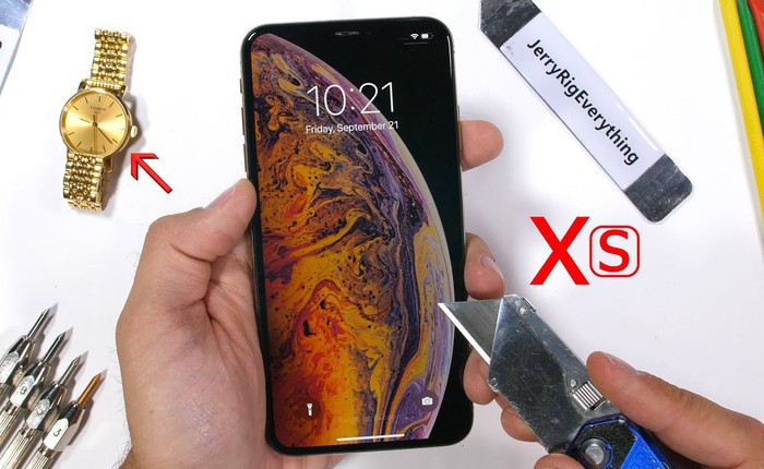 Tra tấn iPhone XS Max bằng cào xước, hơ lửa và bẻ cong: Độ bền tốt nhưng khả năng chống xước không cao