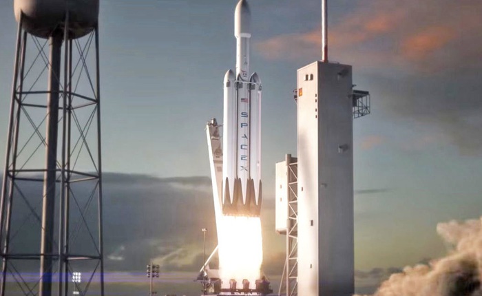 SpaceX xác nhận họ đã mất phần lõi trung tâm của tên lửa Falcon Heavy