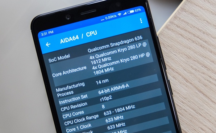 Đánh giá hiệu năng Snapdragon 636 trên Redmi Note 5 Pro: Nâng cấp đáng kể so với Snapdragon 625