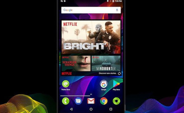 [CES 2018] Razer Phone sẽ là smartphone đầu tiên hỗ trợ video HDR và âm thanh vòm Dolby Digital 5.1 trên Netflix