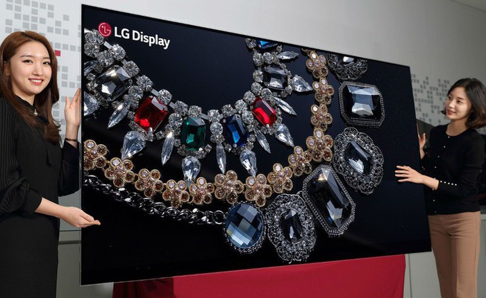 LG trình diễn TV OLED 88 inch 8K đầu tiên trên thế giới