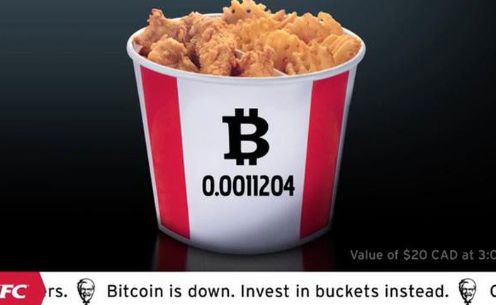 KFC Canada cho phép khách hàng mua gà rán bằng... Bitcoin