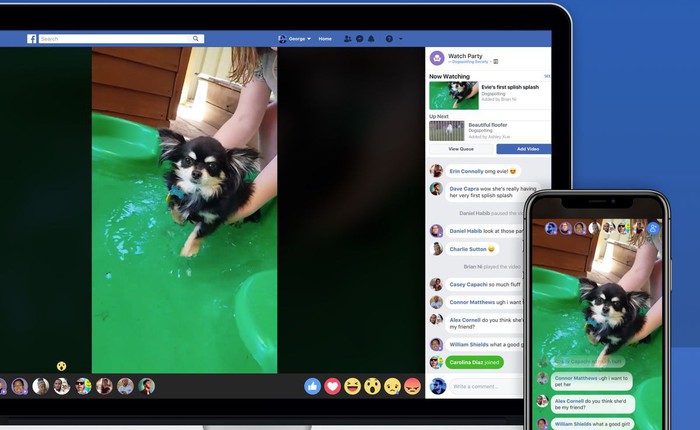 Facebook ra mắt tính năng mới cho phép bạn vừa xem video vừa "chém gió" với bạn bè