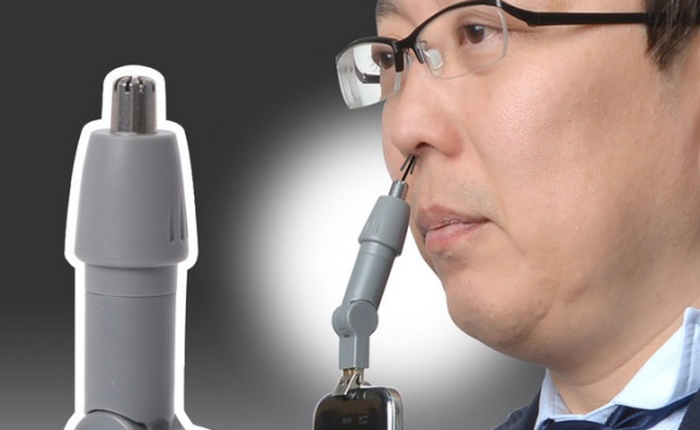 Chiêm ngưỡng máy tỉa lông mũi gắn smartphone giá 300.000 đồng của Nhật