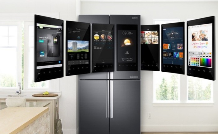 [CES 2018] Samsung giới thiệu mẫu tủ lạnh thông minh tích hợp loa AKG và trợ lý ảo Bixby
