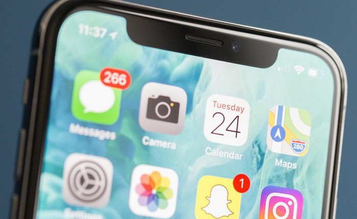 Ngắm ý tưởng iPhone với màn hình đục lỗ: Liệu có bớt lấn cấn hơn tai thỏ?