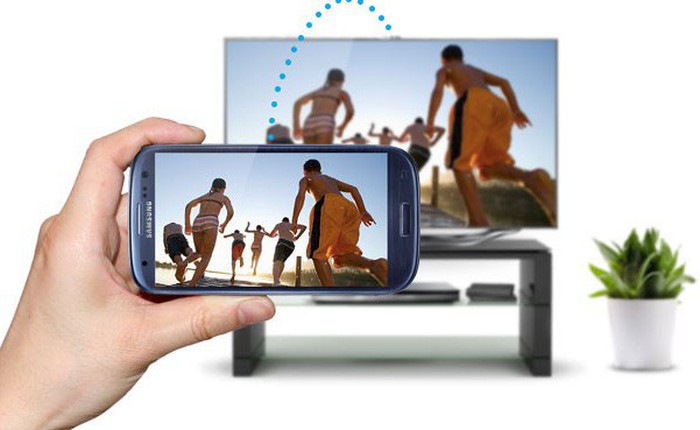 Với tính năng Remote Access, smart TV của Samsung có thể kết nối hoàn toàn không dây với thiết bị ngoài