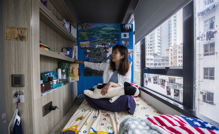 Căn hộ bé nhất Hồng Kông giá 8,4 tỷ đồng nhỏ hơn cả 1 ô đậu xe trung bình