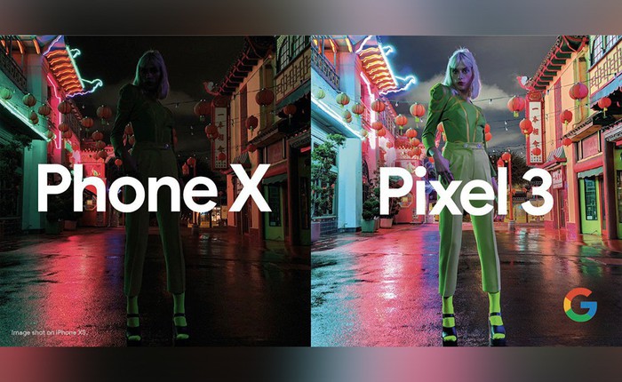 Google tiếp tục "khoe" Pixel 3 chụp ảnh đẹp hơn "Phone X"