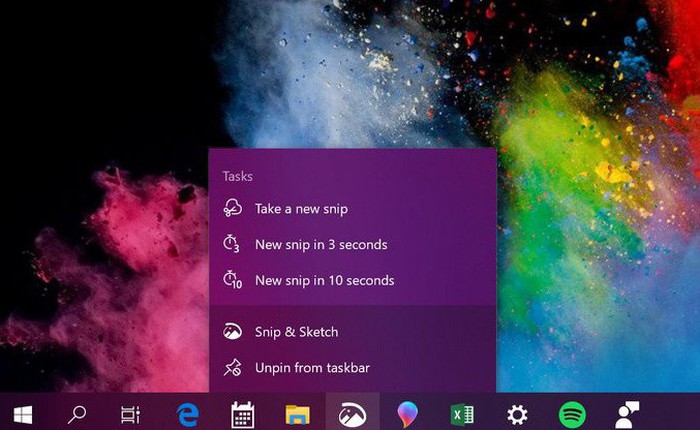 Microsoft tiếp tục cá nhân hóa hệ điều hành, thêm màu sắc vào Jump List trên Windows 10 April 2019 Update
