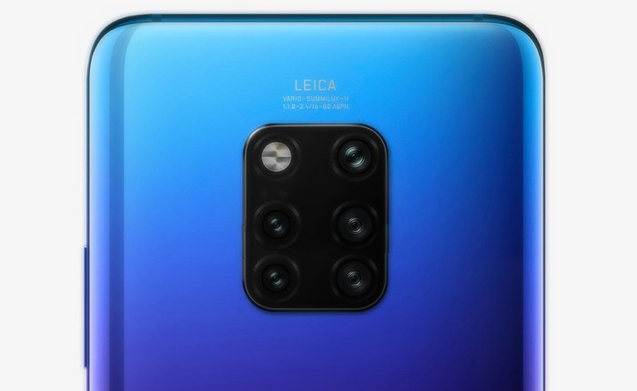 Sau Nokia, tới lượt Huawei phát triển smartphone với 5 camera sau, có thể là Mate 30 Pro