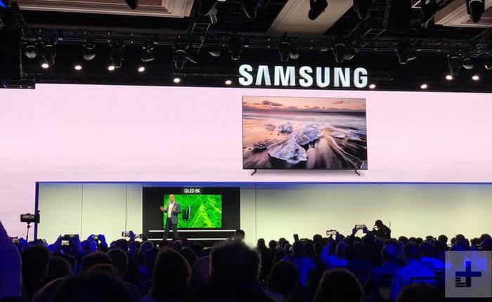[CES 2019] Samsung ra mắt TV QLED 8K lớn nhất thế giới hiện nay, có thể nâng cấp mọi nội dung và xem Netflix với độ phân giải 8K