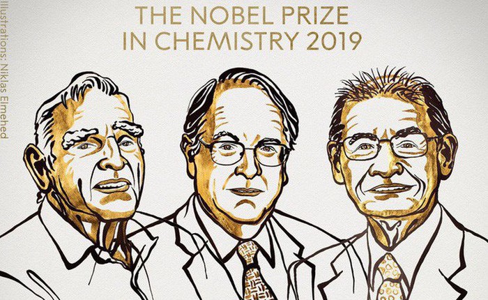 Giải Nobel Hóa học 2019 thuộc về 3 nhà khoa học đi tiên phong trong công nghệ pin Lithium-Ion