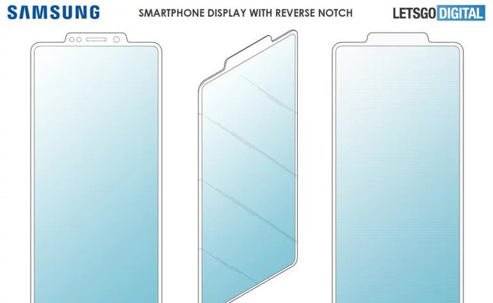 Samsung được cấp bằng sáng chế màn hình với phần cảm biến trước nhô hẳn ra ngoài