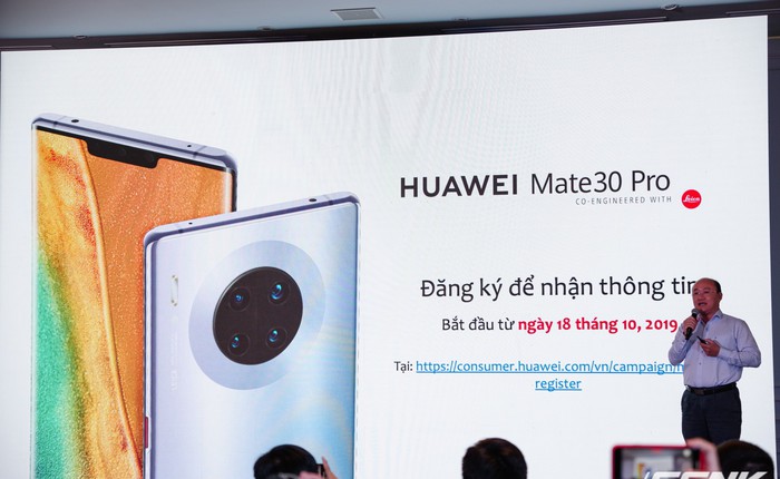 Huawei bán Mate 30 Pro tại Việt Nam: Giá 21.99 triệu, không có dịch vụ Google, quy trình đặt hàng rắc rối