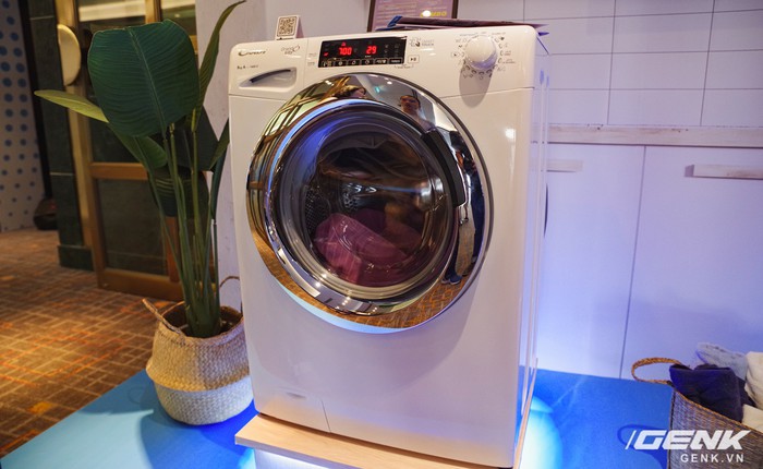 Candy ra mắt dòng máy giặt Rapido: giặt nhanh 39 phút, có kết nối với smartphone giá từ 8,8 triệu đồng
