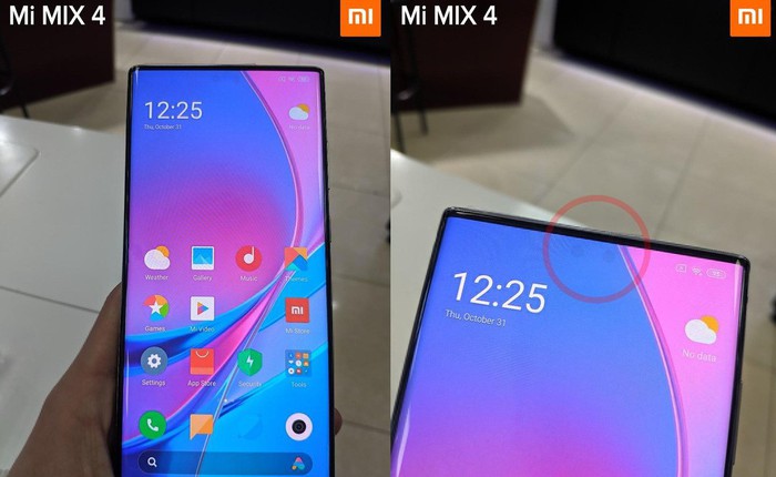 Xiaomi Mi MIX 4 lộ diện, xác nhận camera selfie ẩn hoàn toàn dưới màn hình