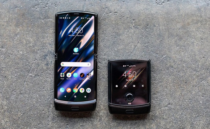 Motorola Razr chính thức được hồi sinh với hình hài của một chiếc smartphone Android màn hình gập, giá 1.500 USD