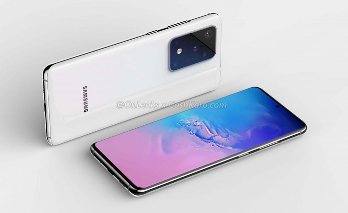 Samsung Galaxy S11+ lộ ảnh render với màn hình 6.9", 5 camera sau