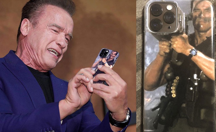 Arnold Schwarzenegger dùng ốp lưng iPhone 11 Pro bị cư dân mạng chế ảnh