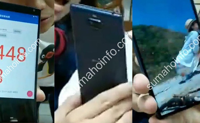 Sony Xperia XA3 lộ ảnh trên tay, xác nhận màn hình "cằm mỏng trán dày" như Bphone 3 và tỷ lệ 21:9 cực dài