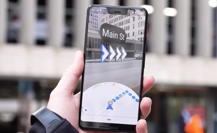 Google đã mở thử nghiệm tính năng thực tế tăng cường (AR) cho Google Maps