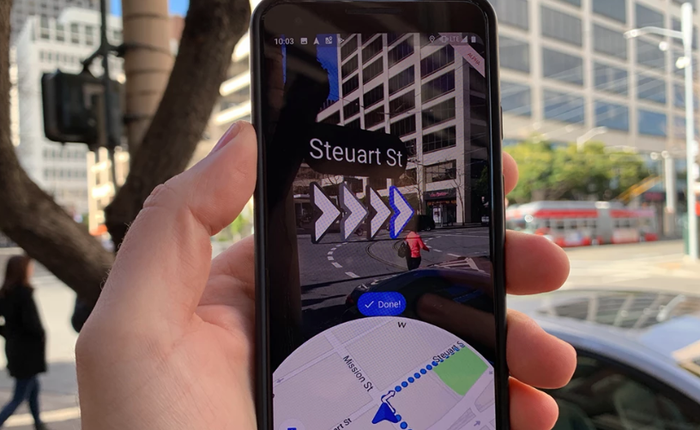 Dùng thử tính năng thực tế ảo tăng cường của Google Maps: đổi từ nhìn bản đồ 2D sang 3D có gì khác?