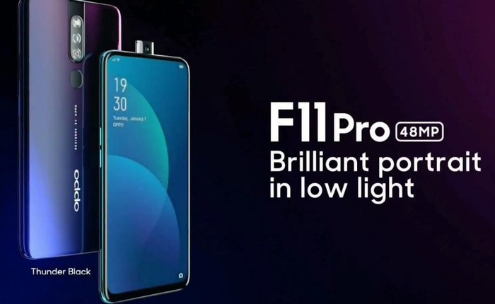 OPPO ra mắt teaser đầu tiên của F11 Pro với thiết kế không viền ấn tượng và camera pop-up