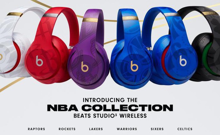 Apple ra mắt tai nghe Beats Studio3 phiên bản NBA dành riêng cho fan bóng rổ