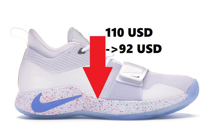 Nike ngay lập tức giảm gần 20 USD với mẫu PG 2.5 sau sự cố giày nổ