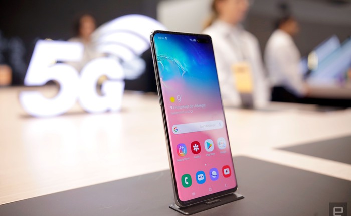 [MWC 2019] Trên tay Samsung Galaxy S10 5G: Màn hình lớn tới 6.7 inch, camera 3D thời gian thực