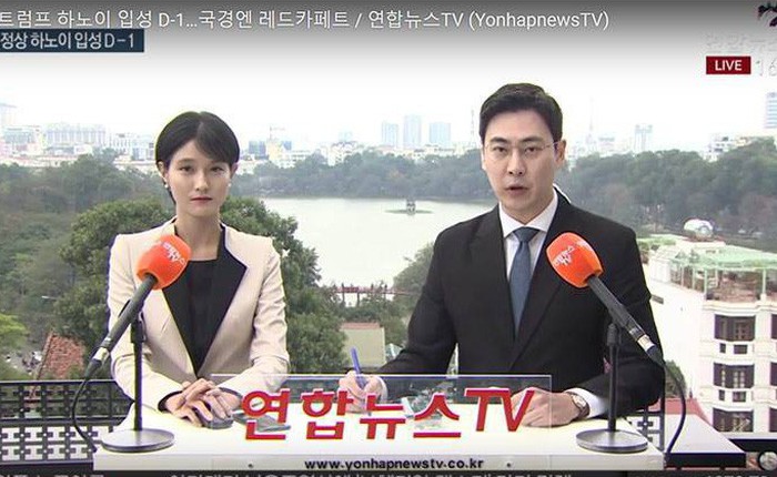 Không chỉ có MBC News, nhiều hãng thông tấn quốc tế cũng chọn được những địa điểm "chất" không kém ở Hà Nội để dẫn bản tin thời sự