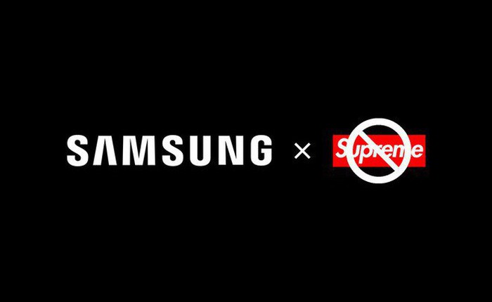 Samsung quyết định ngừng hợp tác với Supreme "nhái" chỉ sau vỏn vẹn 2 tháng
