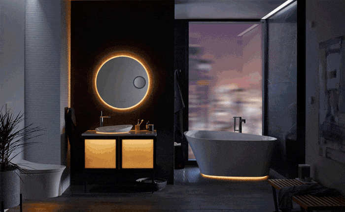 Dạo quanh phòng tắm công nghệ cao đặc biệt, nơi bạn có thể điều khiển mọi thứ từ toilet đến gương bằng giọng nói