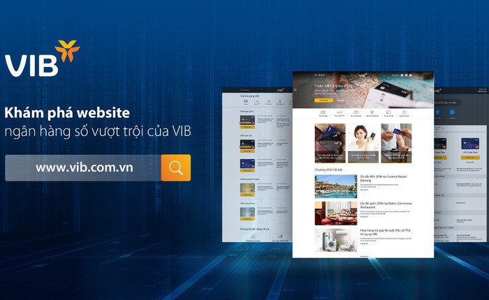 VIB giới thiệu website ngân hàng số hoàn toàn mới