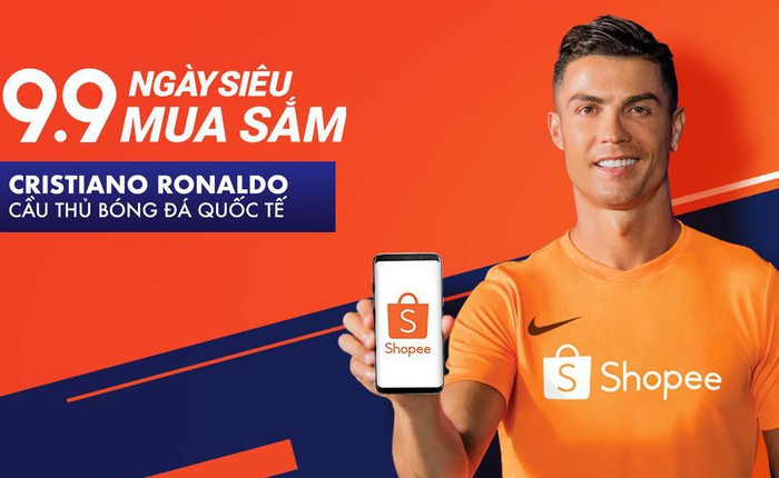 Huyền thoại bóng đá thế giới Cristiano Ronaldo trở thành Đại sứ thương hiệu của Shopee