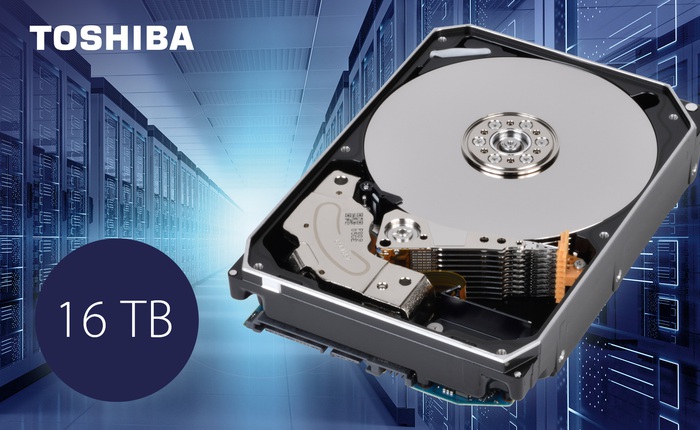 Toshiba công bố hàng loạt ổ cứng dung lượng đến 16TB