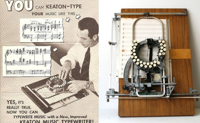Có thể bạn chưa biết: Đây là máy đánh nốt nhạc từ những năm 1950s