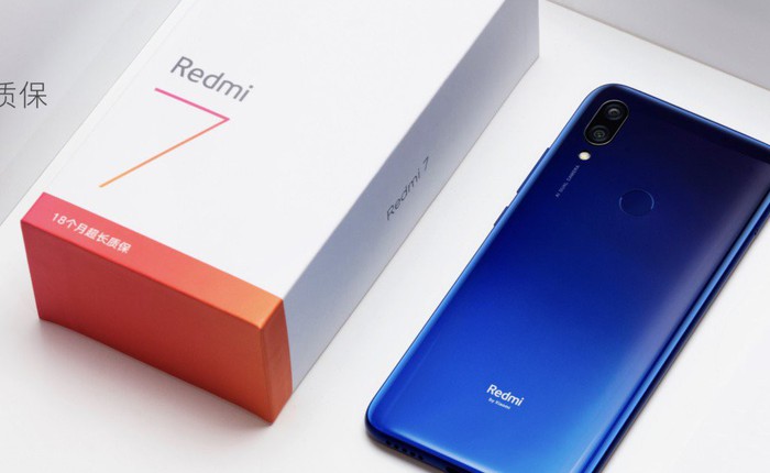 Xiaomi Redmi 7 chính thức ra mắt, Snapdragon 632, màu gradient, pin 4.000mAh, cam kép, giá từ 2,4 triệu