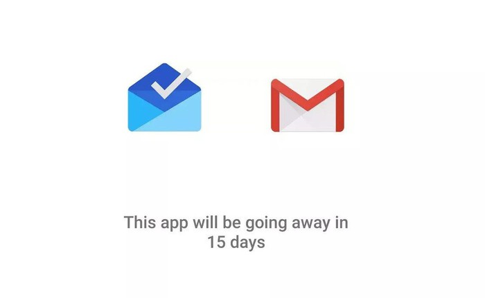 Inbox by Gmail chính thức ngừng hoạt động từ ngày 2 tháng 4 năm 2019