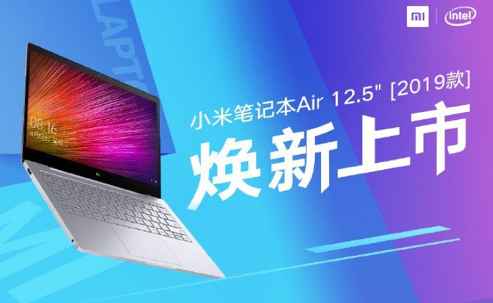 Xiaomi ra mắt Mi Notebook Air 12.5 inch mới: Chip Intel thế hệ 8, nặng 1.07 Kg, giá từ 12.5 triệu đồng
