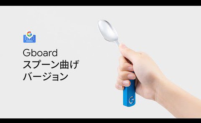 Google Nhật Bản ra mắt chiếc thìa “cong” để gõ chữ thay thế bàn phím