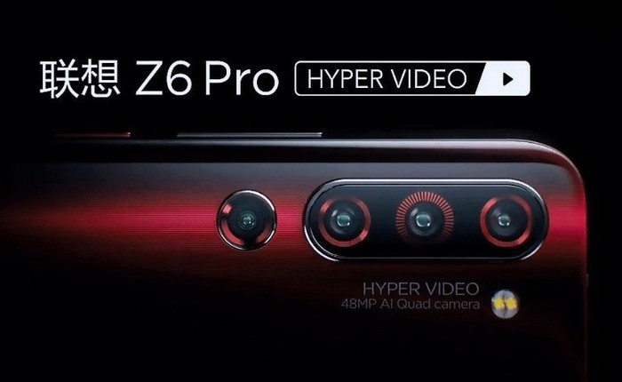 Lenovo Z6 Pro hé lộ cụm camera khủng, có thể chụp ảnh 100MP, quay Hyper Video